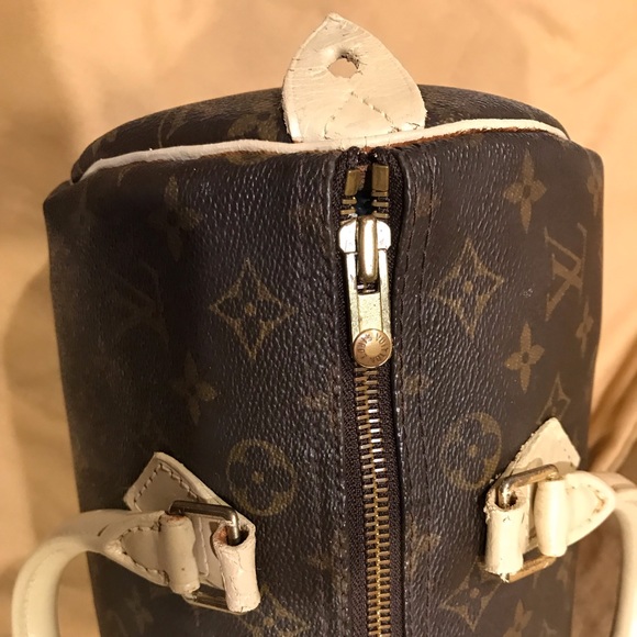 PAINTED Authentic Louis Vuitton Speedy 30  #7.9B - Picture 6 of 8